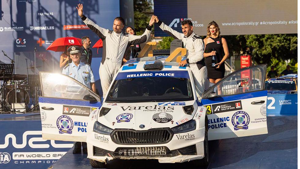 Στην κορυφή του EKO Rally Acropolis η ελληνική αστυνομία!